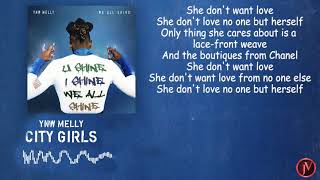 Video thumbnail of "YNW Melly - City Girls- LYRICS"