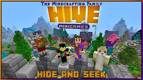 The Minecrafting Family - Hide and Seek Edition - Episode 1- Playing on The Hive Server!