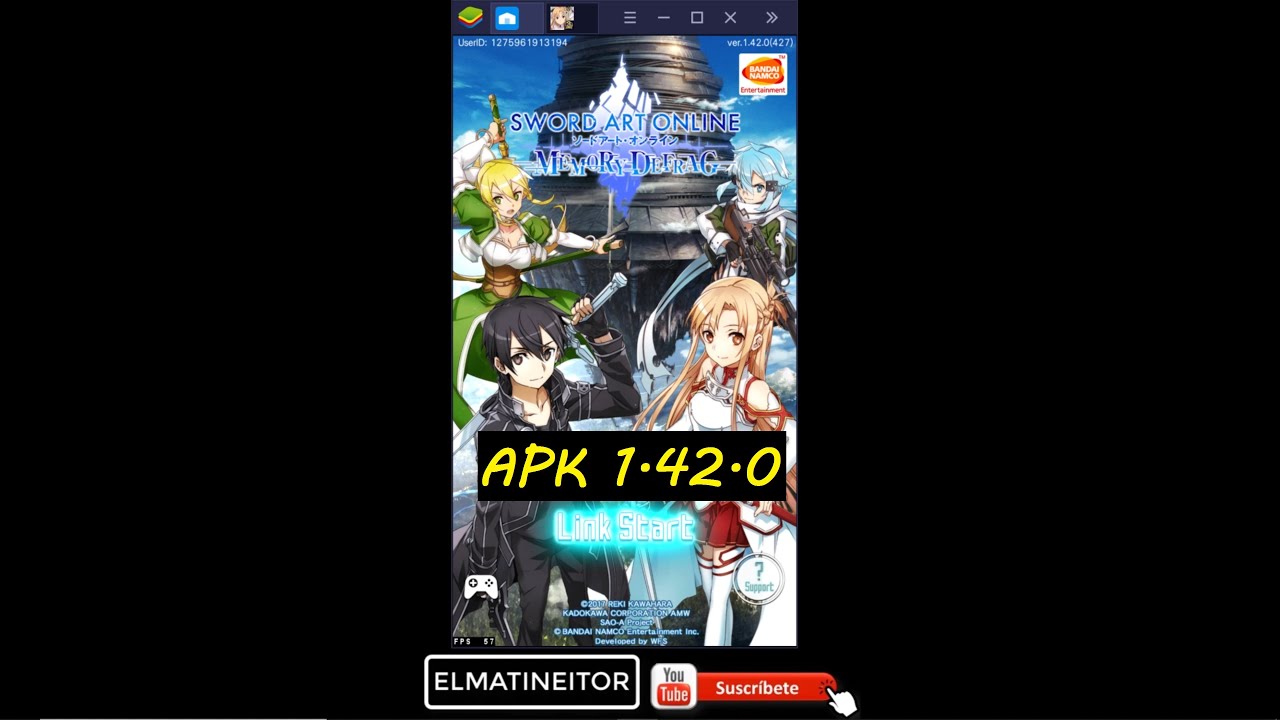 Sword Art Online Memory Defrag 1.42.0 Apk YouTube