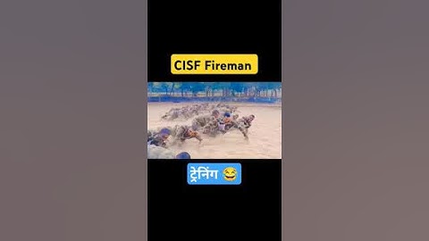 CISF Fireman Training Video #sscgd #cisf #shorts