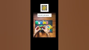 Solving OLL 27 case on 3×3 Rubik