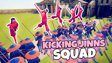 KICKING JINNS SQUAD VS EVERY FACTION (CUSTOM) | TABS MODDED GAMEPLAY