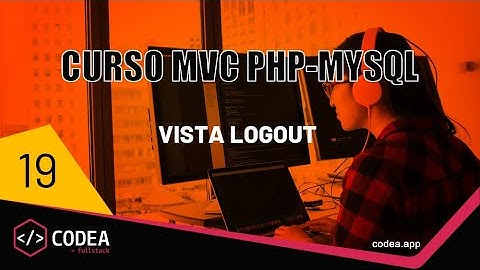 Diseño de la vista para logout en MVC PHP