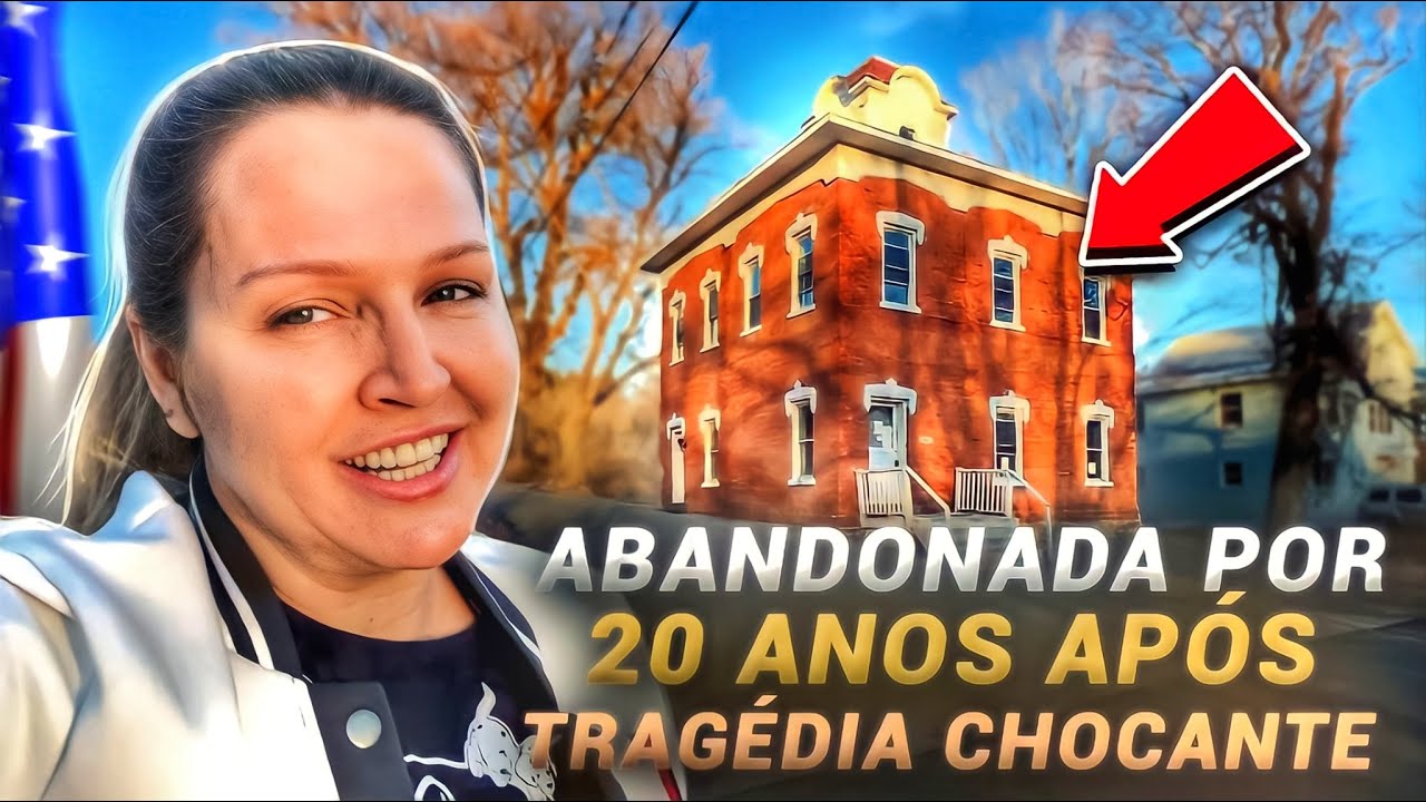 🇺🇸 ESSA CASA ESTÁ NO LEILÃO DEPOIS DE ACONTECER UMA TRAGÉDIA! VOCÊ MORARIA AQUI?