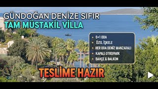 Bodrum Gündoğanda Eşsiz Bir Villa Kendi Özel Plajı Olan 10 Villalık Elit Bir Proje