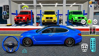 New Blue BMW vs Mercedes G-Wagons Auto Repair Shop! 🚔🚑 | Police Car vs Ambulance | 3D Driving Class  screenshot 2