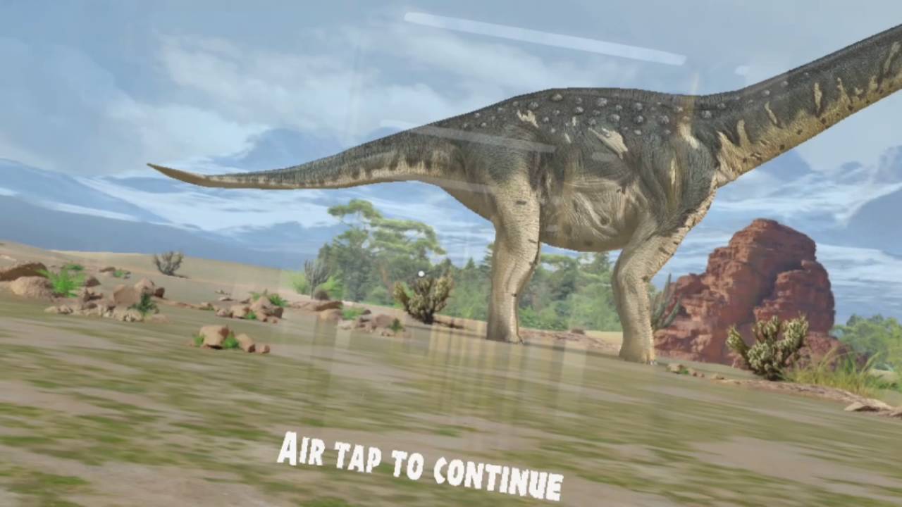 Dinosaurs on hololens YouTube