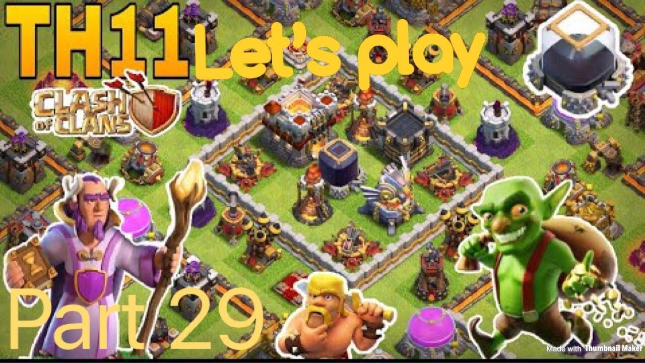 Clash Of Clans TH11 Let's Play part 29 Max Lab!!!! YouTube