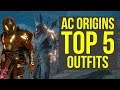Assassin's Creed Origins All Outfits TOP 5 - MOST AMAZING ARMOR (AC Origins)