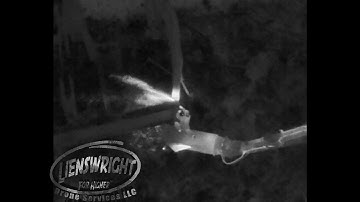 Torch cutting demo taken by DJI Mavic 3 Thermal drone