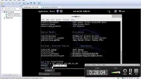 Video Tutorial Ataque DNS SPOOFING Websploit y Ettercap Graphical Vilomar Castro Final