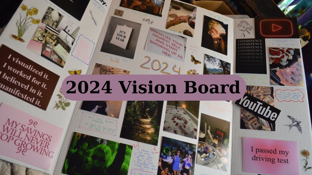 How to Make a Vision Board for 2024 - The Curly Sunshine