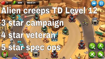 Alien Creeps TD Level 12 Without Any Extra Hero