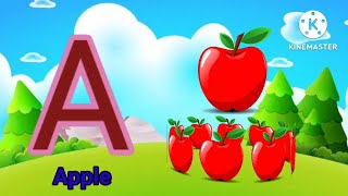 A For Apple  English Alphabet  Alphabet Rhyme Harmanstories