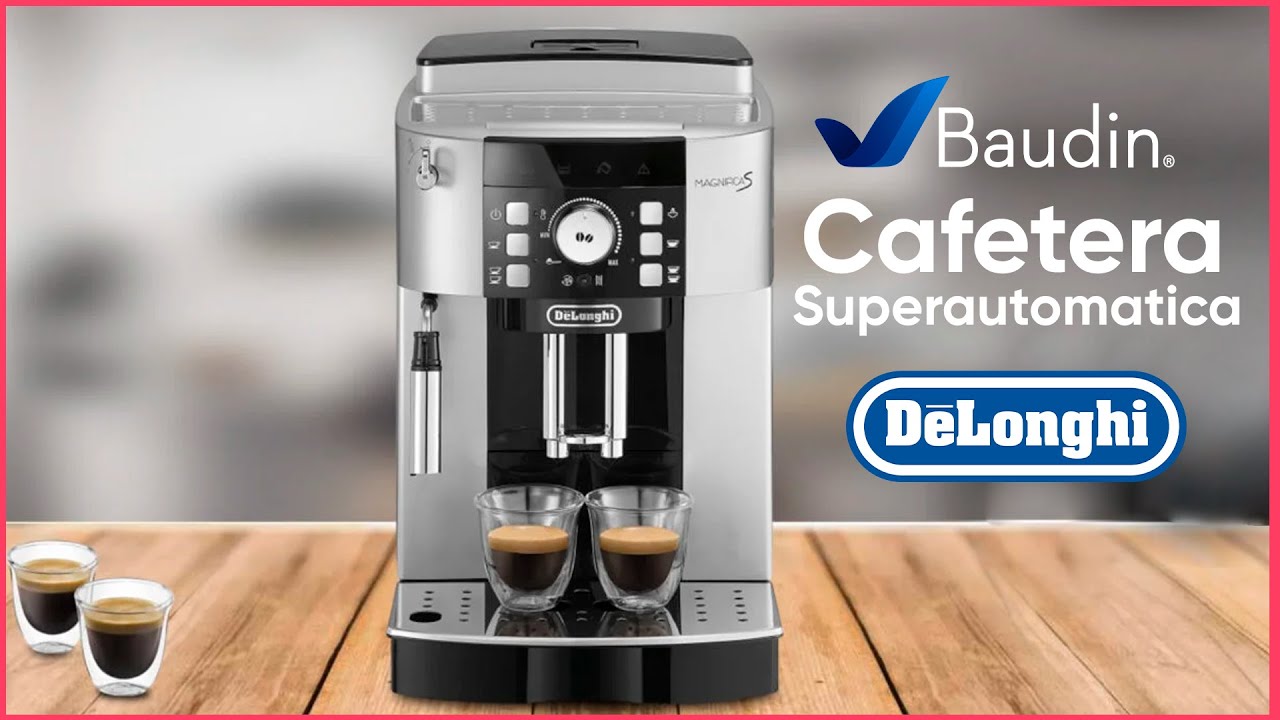 De'Longhi Magnifica S - Cafetera Superautomática con 15 Bares de Presión,  Cafetera para Espresso y Cappuccino