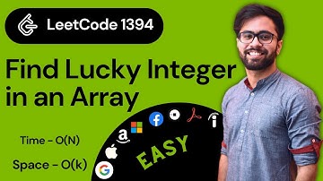 LeetCode 1394 Solution in Hindi | LeetCode Find Lucky Integer in an Array Solution