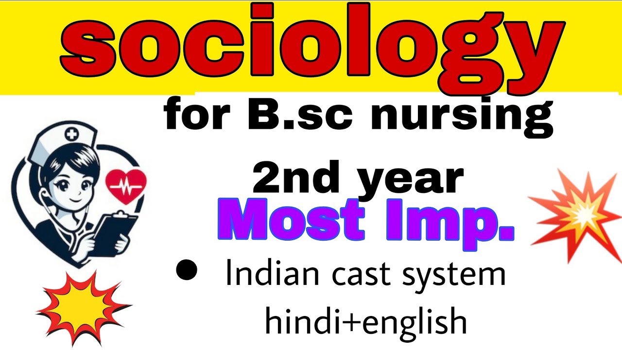 Indian cast system 🥳most important🥳for B sc nursing 2nd year in exam2026 on sociology 🎉