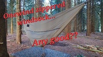 Onewind Zippered Hammock Windsock review!