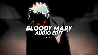 bloody mary - lady gaga (instrumental x slowed) [V4]「 edit audio 」 Resimi