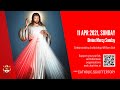 Catholic Sunday Mass Today Live Online - Divine Mercy Sunday 2021