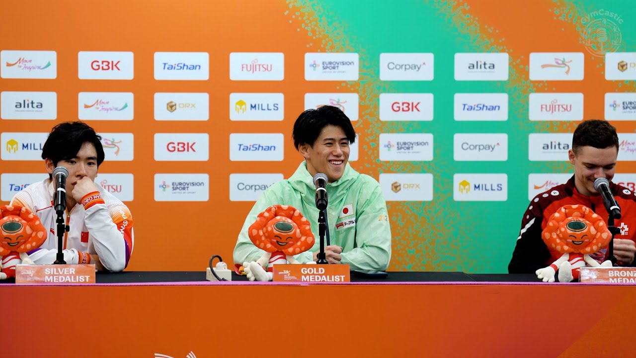 Полная пресс-конференция финала мужского многоборья на 53-м чемпионате мира по спортивной гимнастике