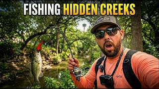 Fishing Hidden Creeks in the Middle of San Antonio!