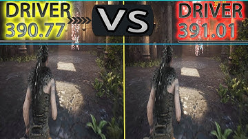 Driver nvidia 390.77 vs 391.01 Release Day Frame Rate Comparison difference