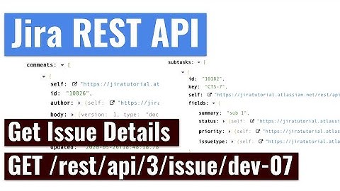 Jira REST API - Get issue details