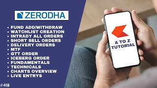 Zerodha Kite App Complete Tutorial in malayalam | A to Z details in a single video | screenshot 5