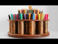 Building a Artist Supply Caddy For an Artist - woodworking - metalworking