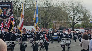 Govan Protestant Boys flute band - Loyal Orange Institute of Scotland Govan District 42 parade 2023