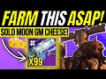 Easy MOON Grandmaster &amp; SOLO FARM GLITCH! New TRIPLE Boost Adept Nightfall Weapons CHEESE! Destiny 2