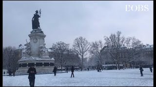 Paris sous la neige : c'est beau. Et tellement calme.