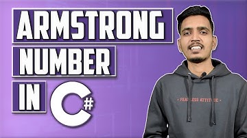 Armstrong Number Program in C#