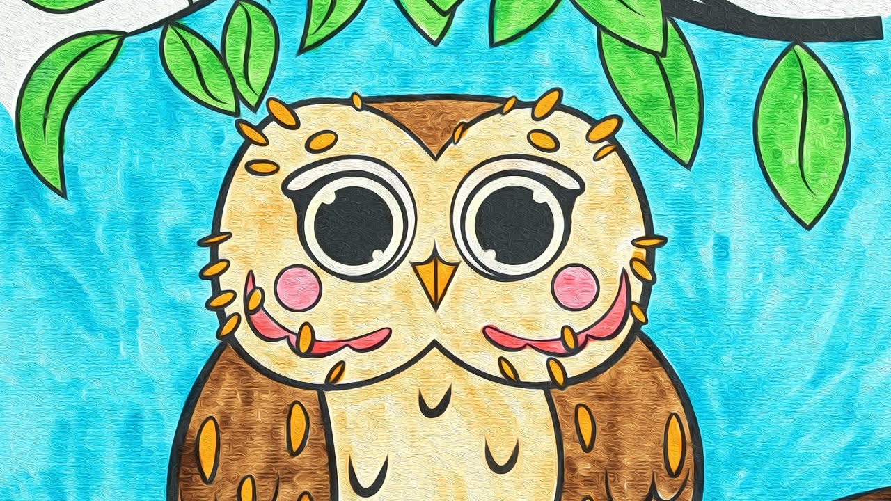 How To Color An Owl Let s Color Together YouTube How To Color An Owl Let s Color Together YouTube