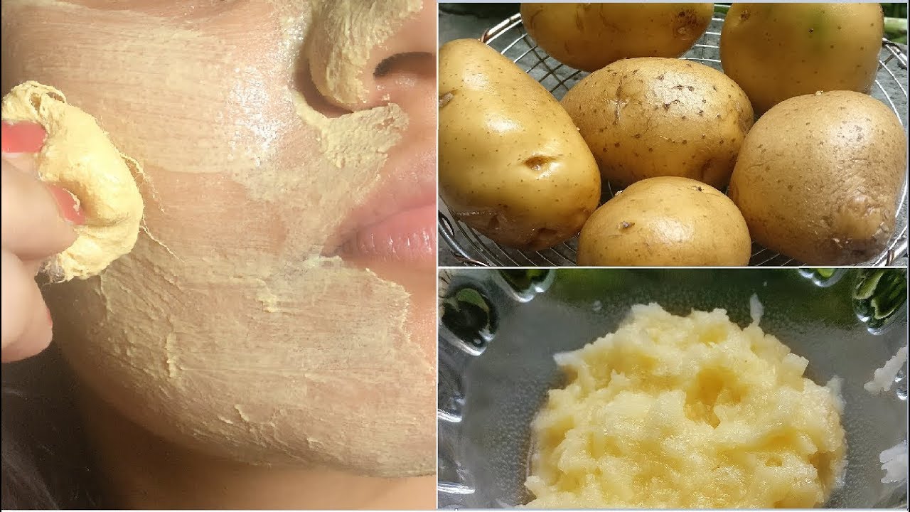 Image result for potato face mask