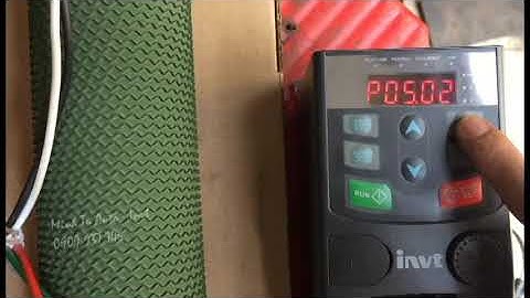 Hướng dẫn cài đặt biến tần INVT GD20 cho cẩu nâng hạ, dầm biên, palang [Mr. Tu - 0909937746]