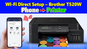 How to Set Up Wi‑Fi Direct on Brother DCP‑T520W | Print from Mobile Without Router
