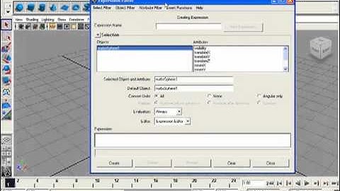 Maya Expression Intro Part 1