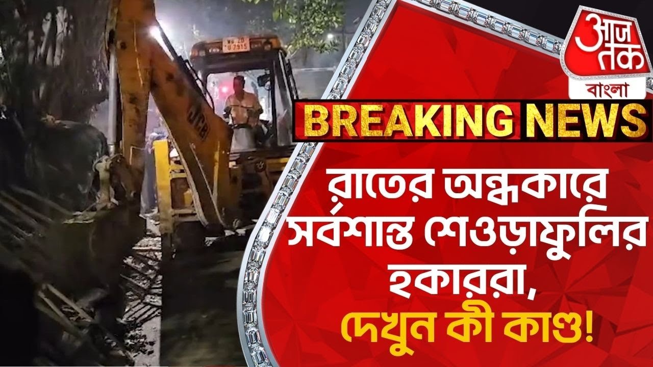 রাতের অন্ধকারে সর্বশান্ত শেওড়াফুলির হকাররা, দেখুন কী কাণ্ড! Hooghly | Sheoraphuli | Aaj Tak Bangla