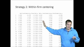 Modeling the within effect with OLS regression