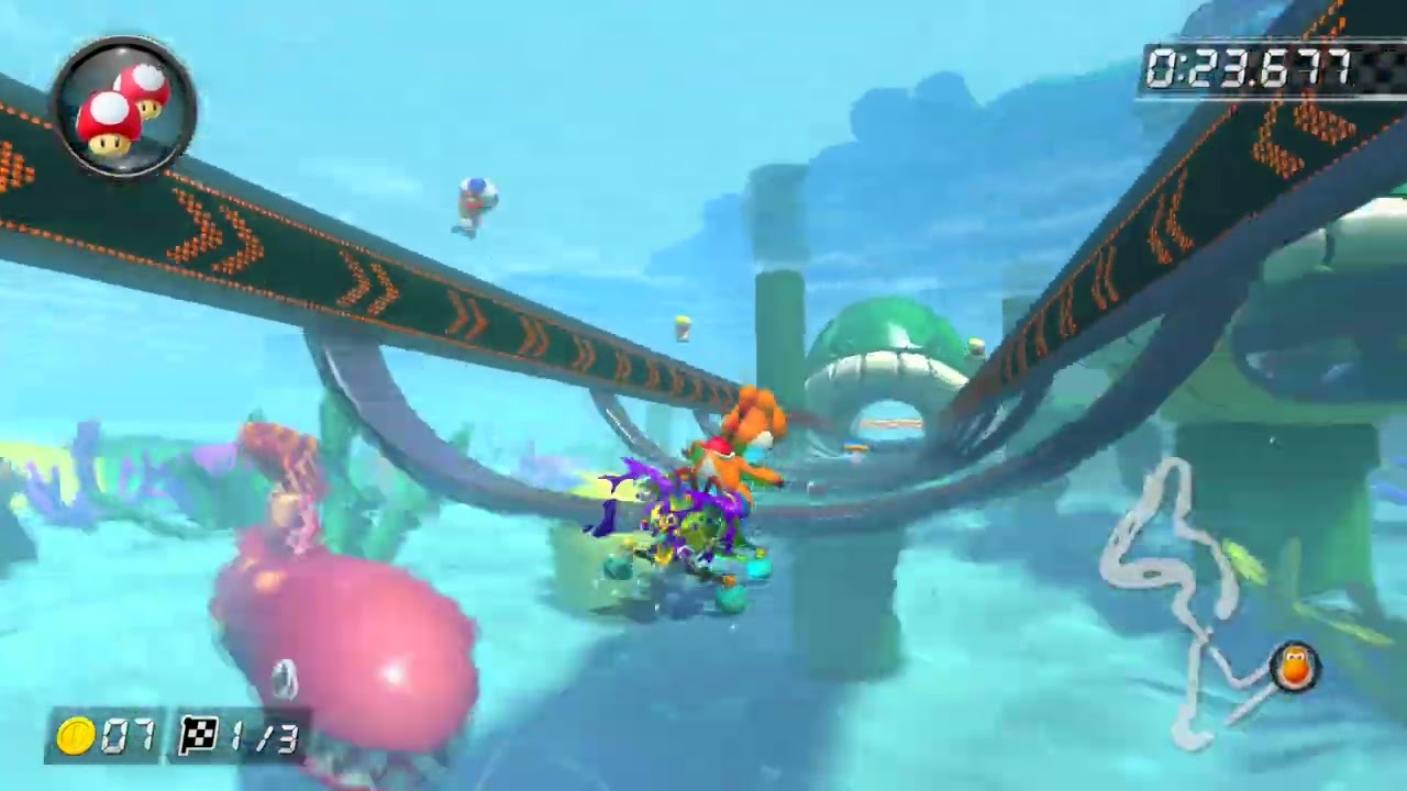 kaa♪♪ 【3本目】 Wii Koopa Cape [200cc] - 1:26.042 - JenZua (Mario Kart 8 Deluxe