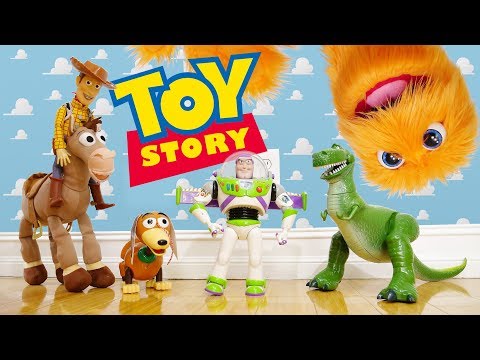 История игрушек в реальной жизни! Игрушка Disney 🚀 набор 🎈 Toy Story 2 3 4 🤠 Live действий Toy Story