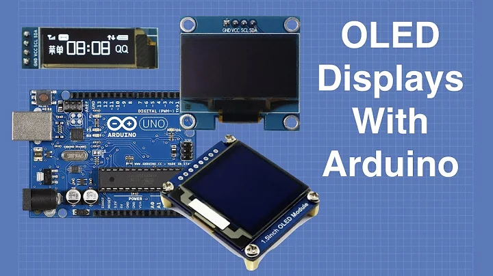 OLED Displays with Arduino - I2C & SPI OLEDs