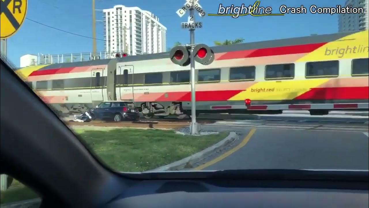 Brightline Train Crash Compilation YouTube