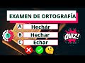 Examen de Ortografía✅ ¿Podrás acertar todas?🤔 #gramáticaespañol #ortografía #quiz #testvideos