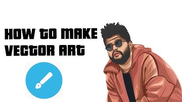 (SPEED ART) HOW TO MAKE VECTOR ART FT. THE WEEKND