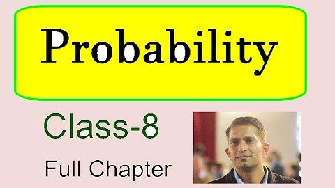 Probability Chapter Class-8, Maths,CBSE