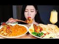 버터치킨커리, 탄두리치킨, 난, 비리야니 ★ 인도음식 먹방 | 🇮🇳 INDIAN CURRY, BIRYANI, TANDOORI CHICKEN, NAAN, LASSI MUKBANG