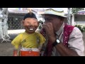 Boneco neymar na praça da fofoca